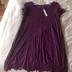 Purple T Shirt Dress
